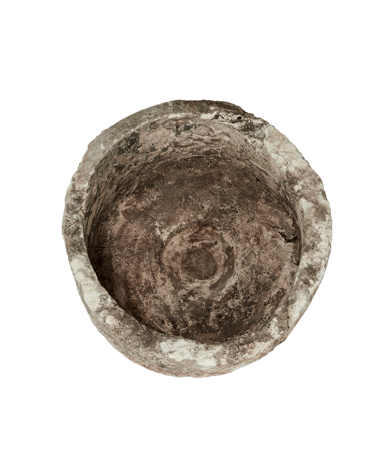 Vintage Limestone Trough - Round from Indonesia - Planters, Fountains, & Water Features