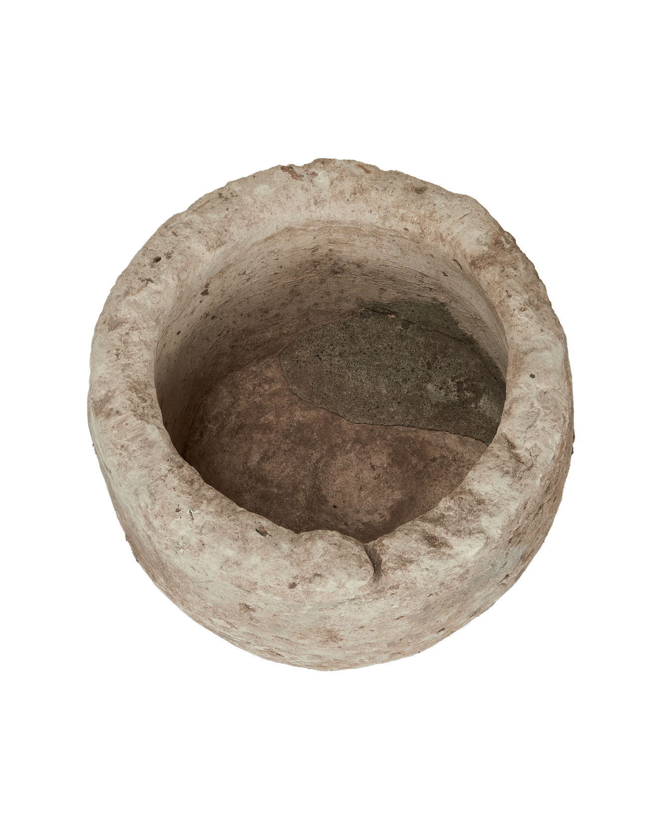 Vintage Limestone Trough - Round from Indonesia - Planters, Fountains, & Water Features