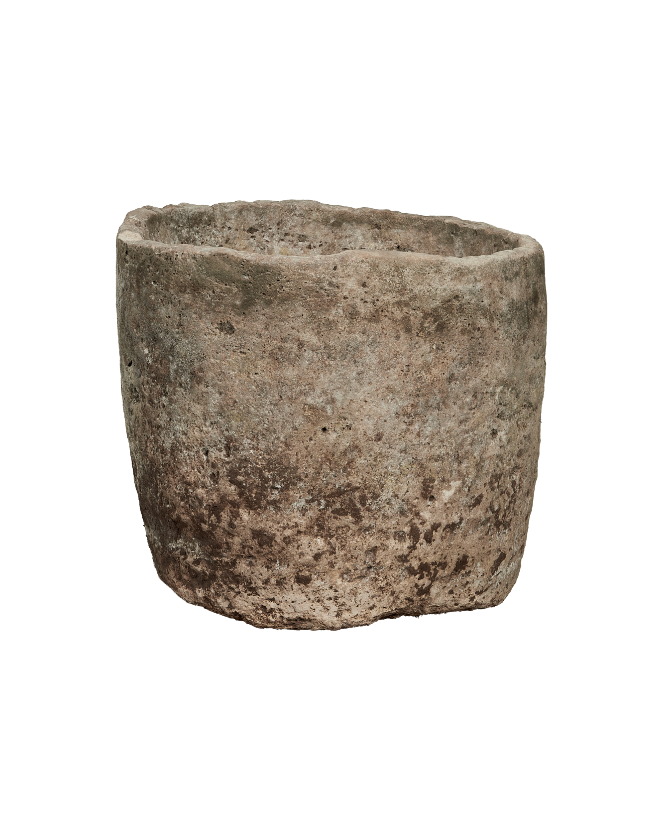 Vintage Limestone Trough - Round from Indonesia - Planters, Fountains, & Water Features