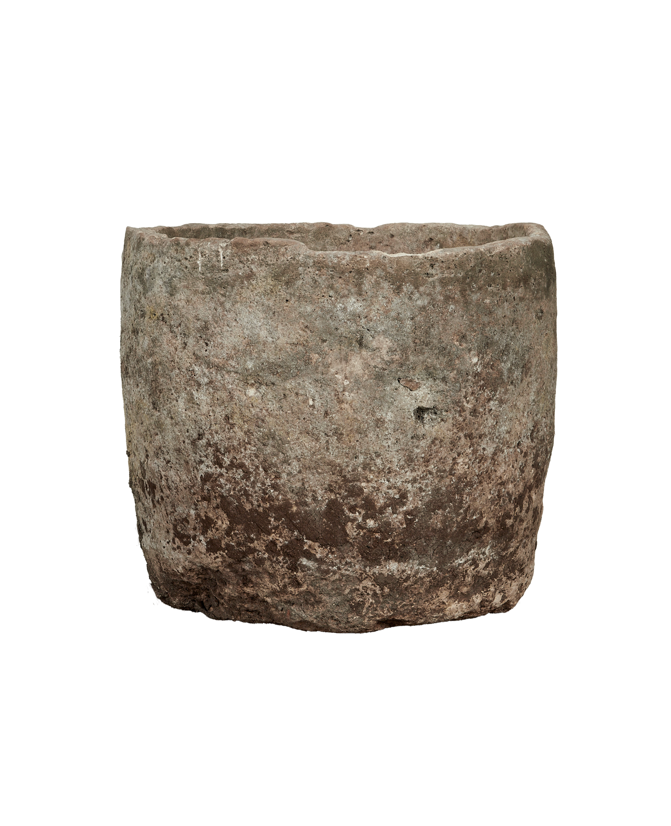 Vintage Limestone Trough - Round from Indonesia - Planters, Fountains, & Water Features