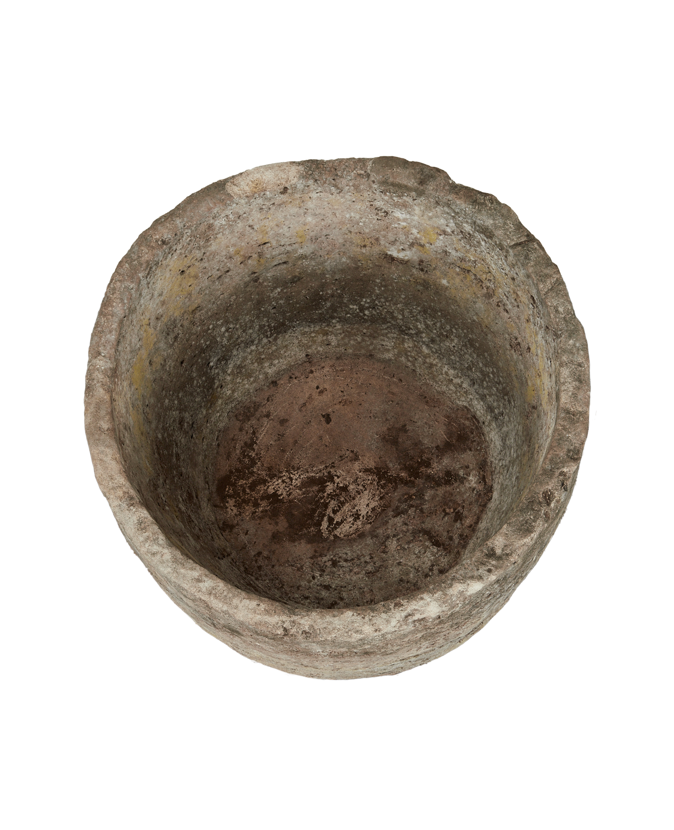 Vintage Limestone Trough - Round from Indonesia - Planters, Fountains, & Water Features