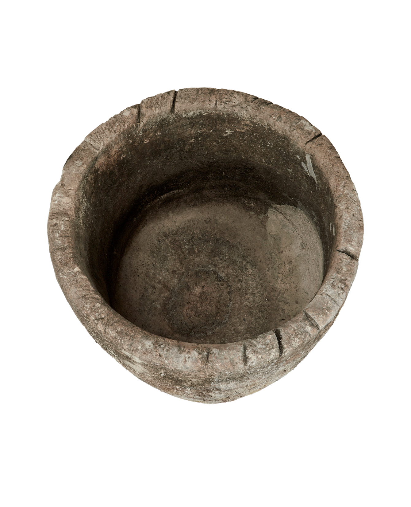 Vintage Limestone Trough - Round from Indonesia - Planters, Fountains, & Water Features