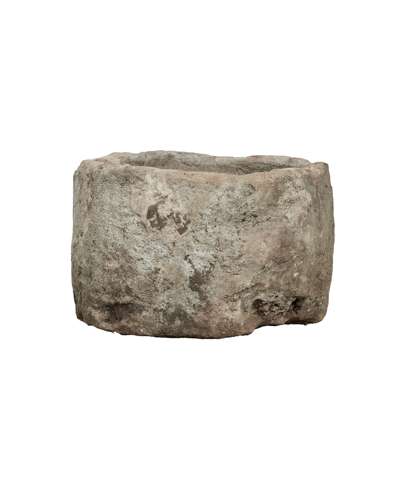 Vintage Limestone Trough - Round from Indonesia - Planters, Fountains, & Water Features