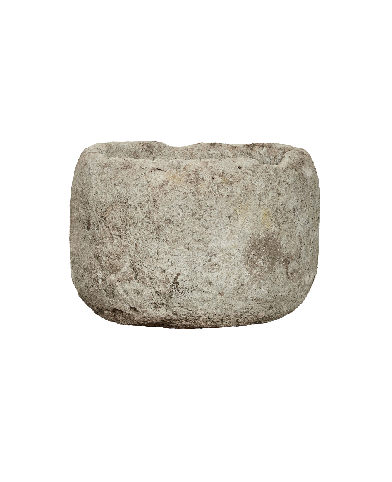Vintage Limestone Trough - Round from Indonesia - Planters, Fountains, & Water Features