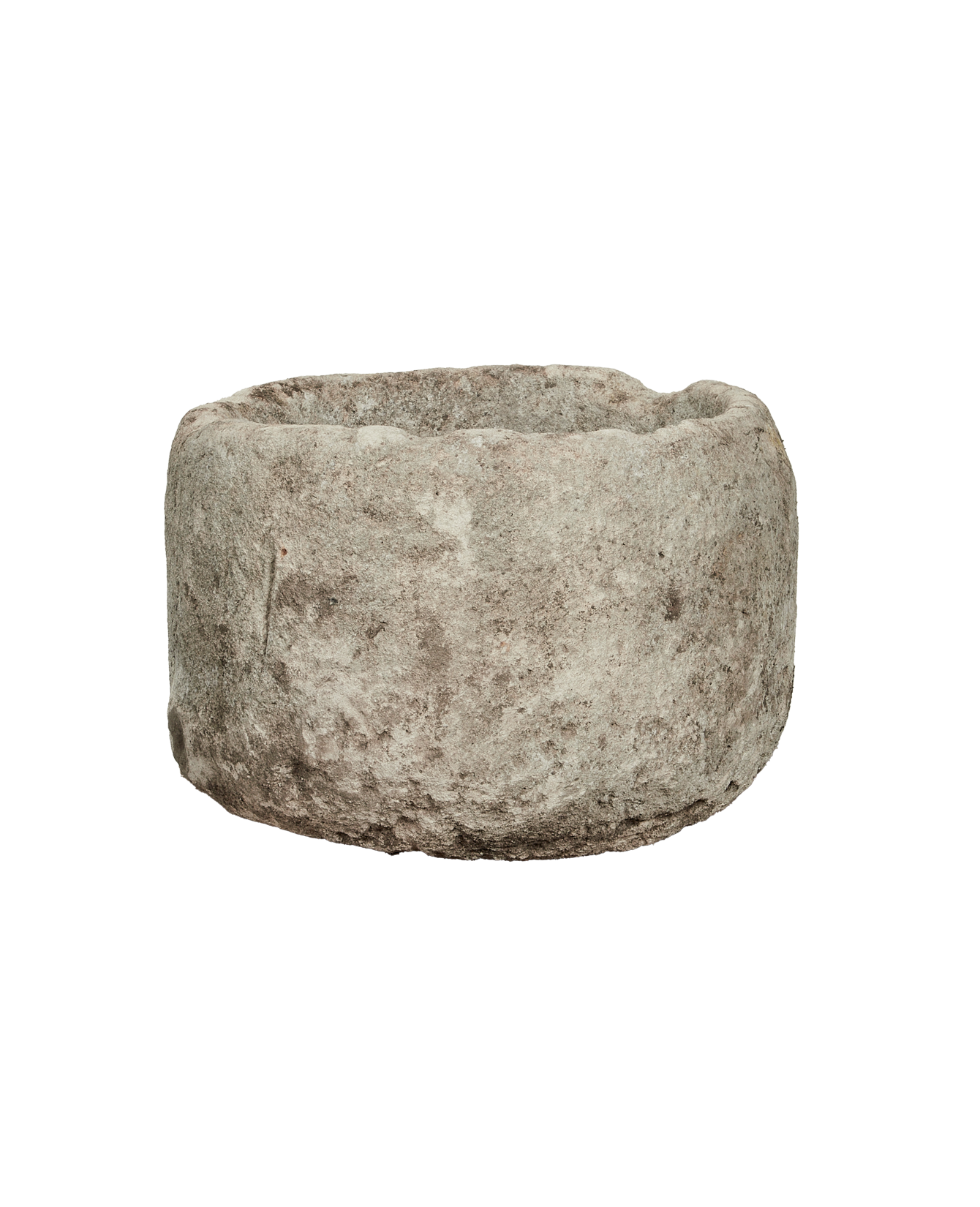 Vintage Limestone Trough - Round from Indonesia - Planters, Fountains, & Water Features