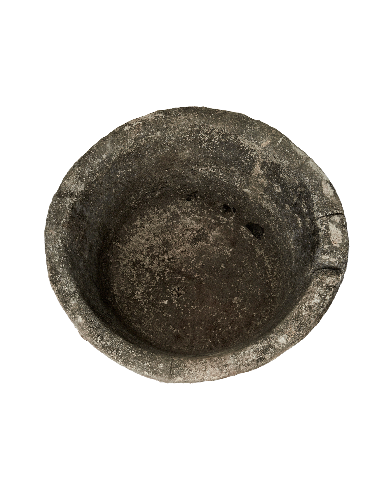 Vintage Limestone Trough - Round from Indonesia - Planters, Fountains, & Water Features