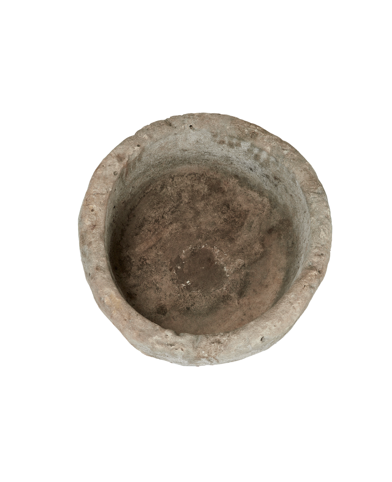 Vintage Limestone Trough - Round from Indonesia - Planters, Fountains, & Water Features