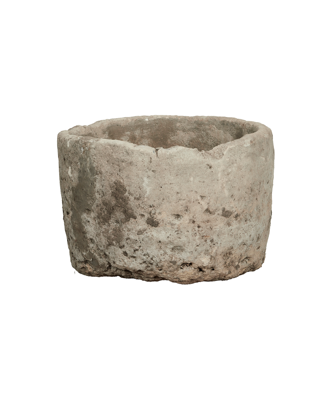 Vintage Limestone Trough - Round from Indonesia - Planters, Fountains, & Water Features