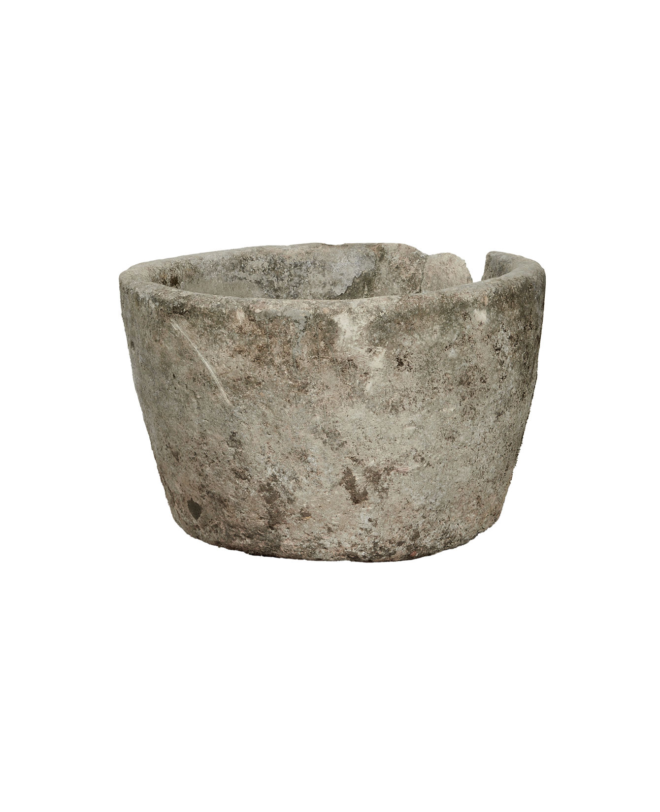 Vintage Limestone Trough - Round from Indonesia - Planters, Fountains, & Water Features