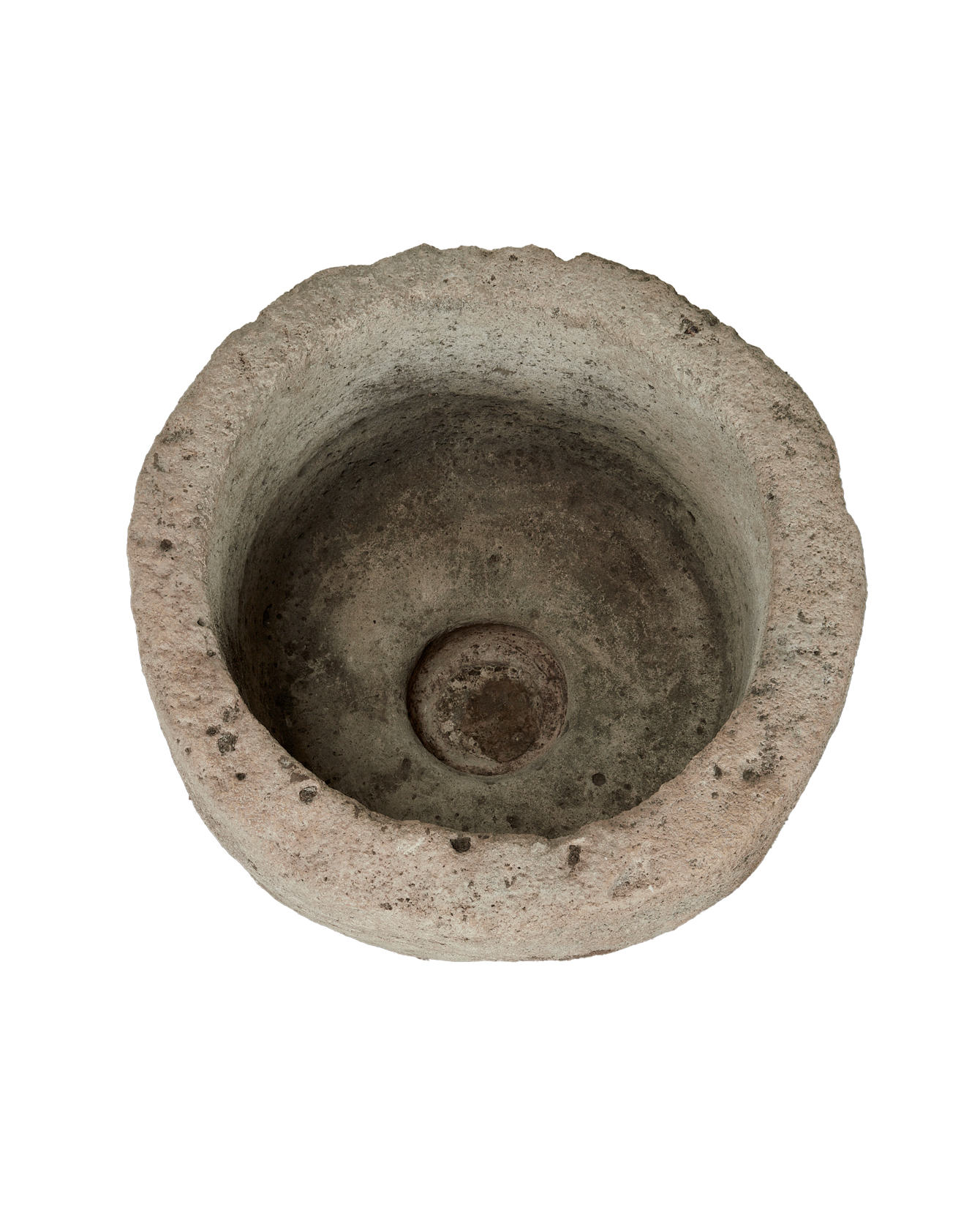 Vintage Limestone Trough - Round from Indonesia - Planters, Fountains, & Water Features