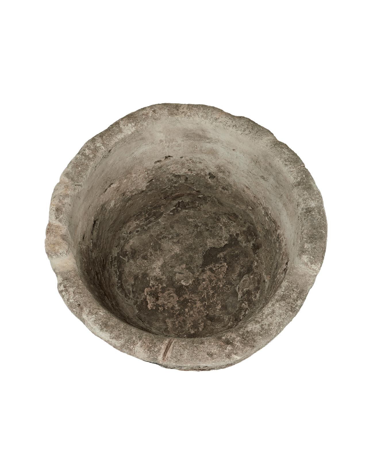 Vintage Limestone Trough - Round from Indonesia - Planters, Fountains, & Water Features