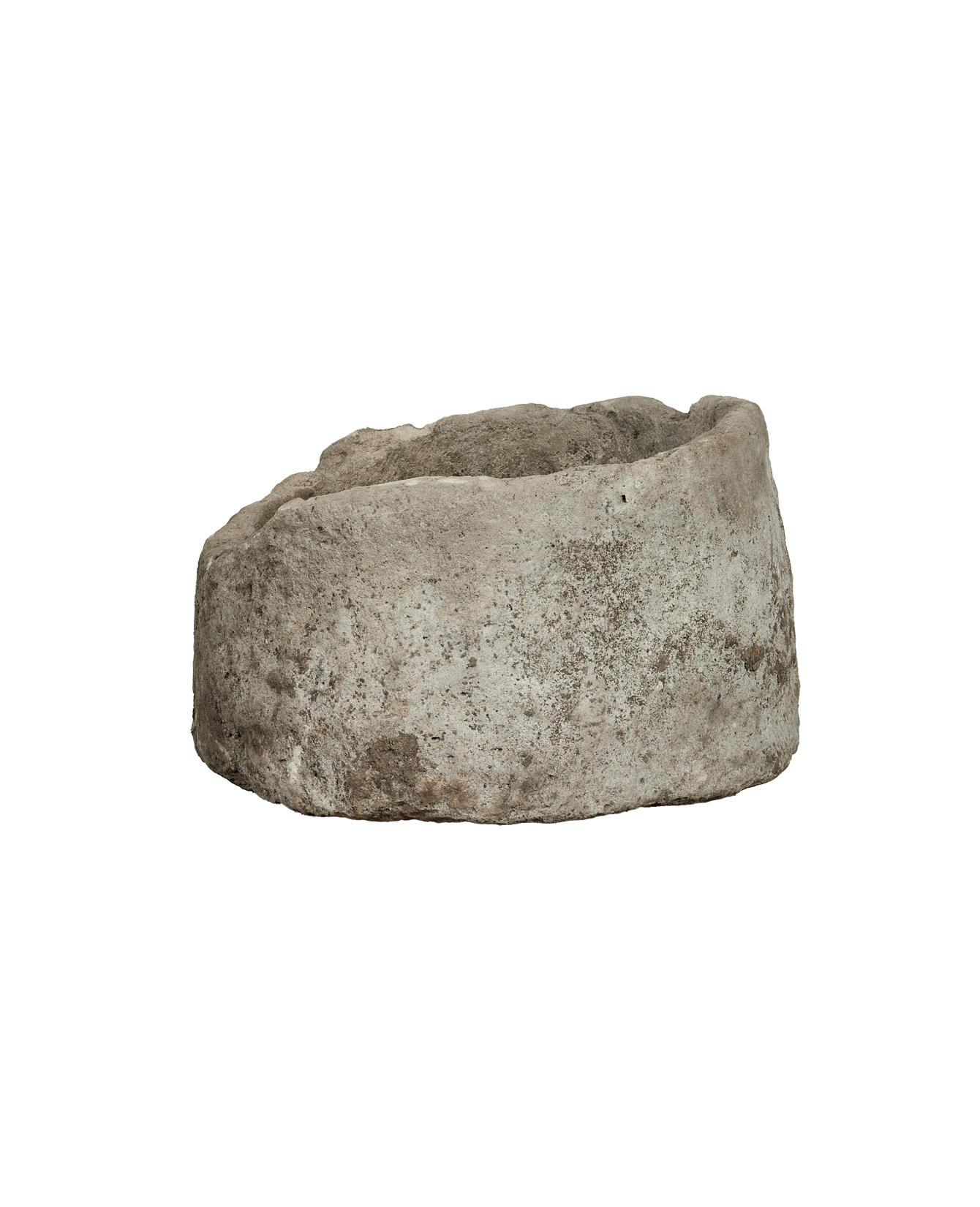 Vintage Limestone Trough - Round from Indonesia - Planters, Fountains, & Water Features