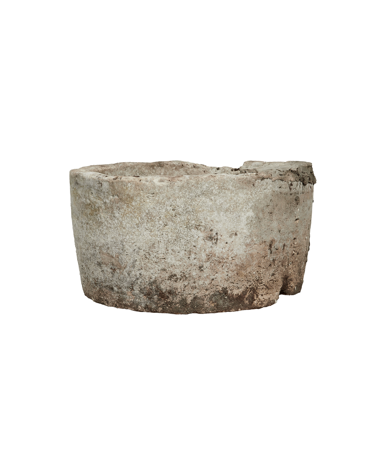 Vintage Limestone Trough - Round from Indonesia - Planters, Fountains, & Water Features