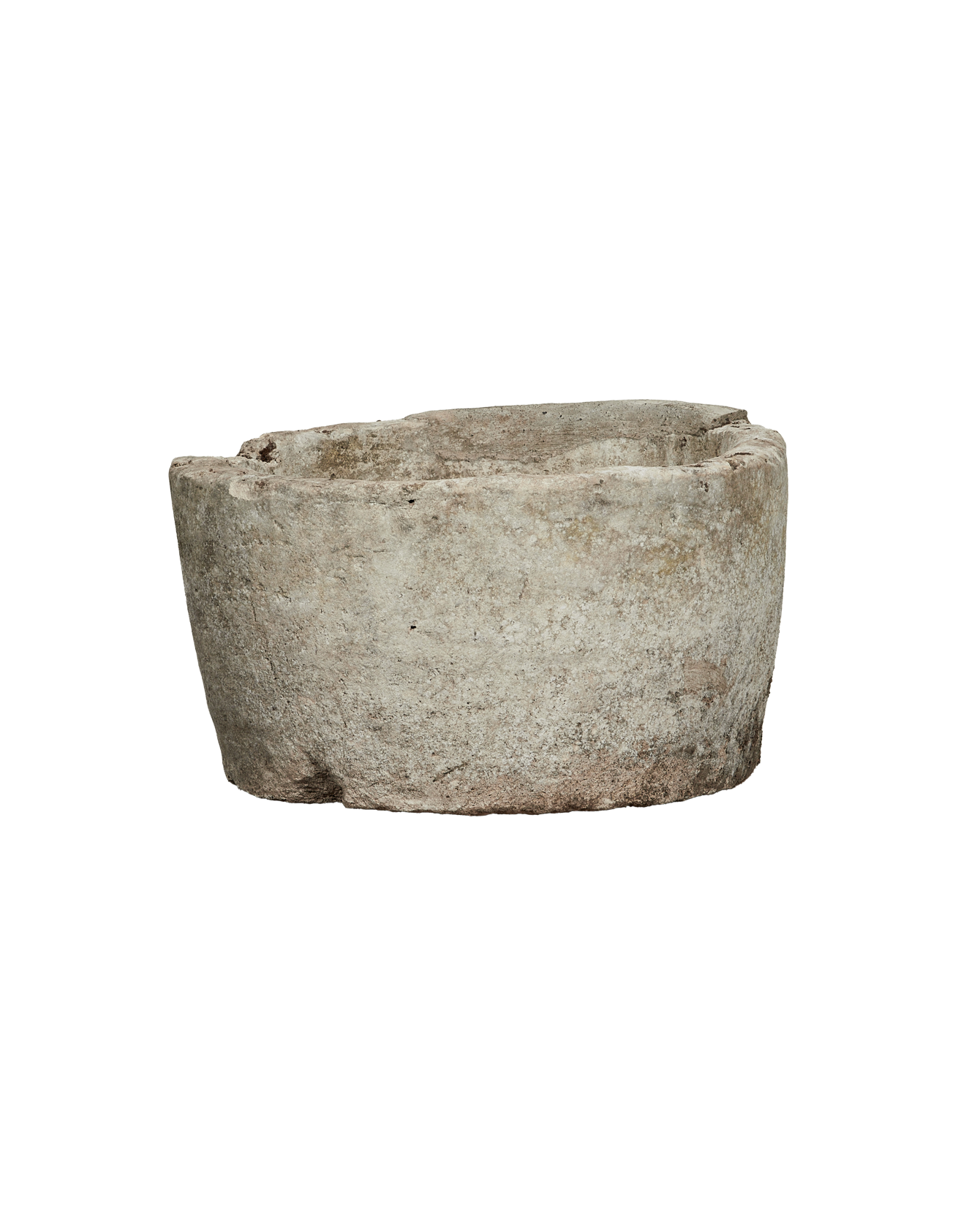 Vintage Limestone Trough - Round from Indonesia - Planters, Fountains, & Water Features