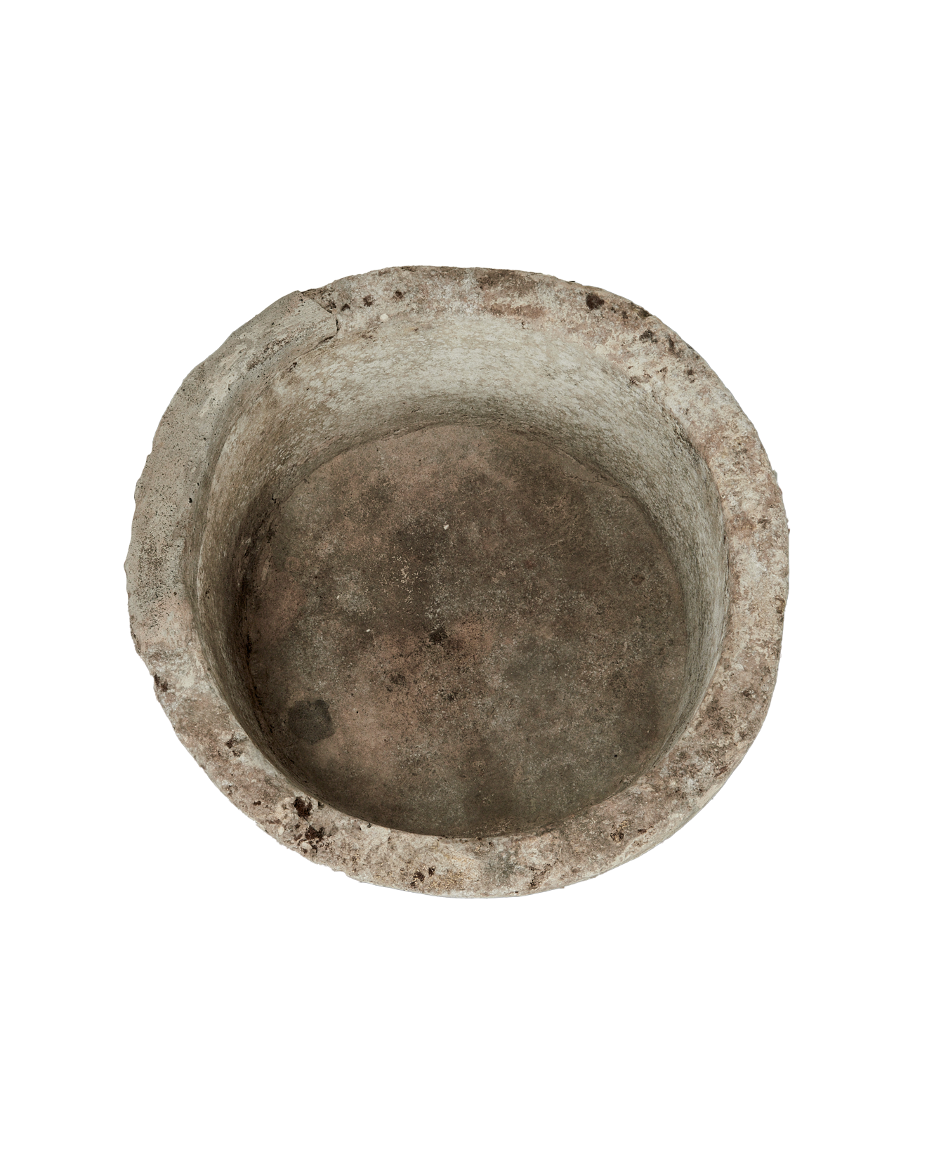 Vintage Limestone Trough - Round from Indonesia - Planters, Fountains, & Water Features