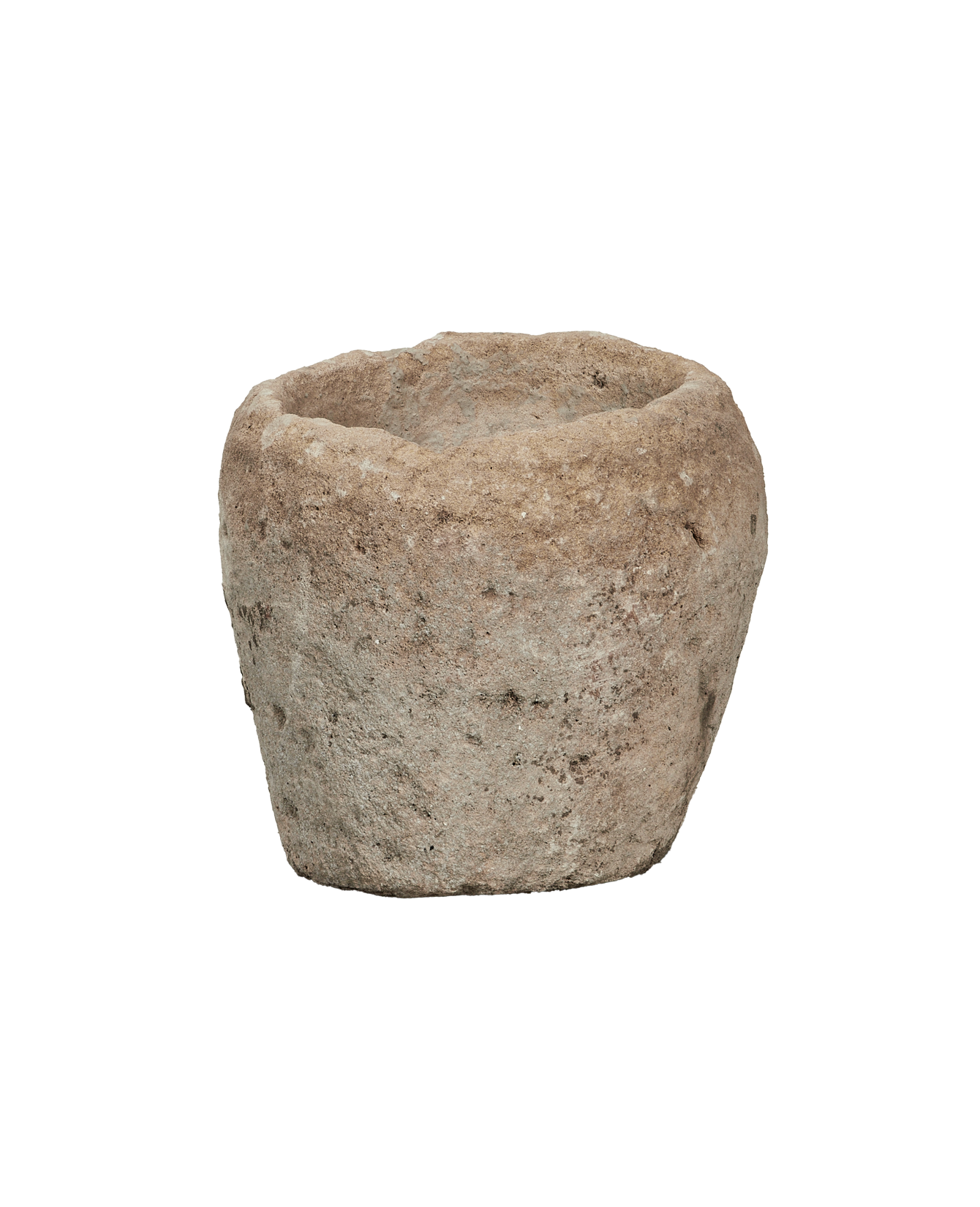 Vintage Limestone Trough - Round from Indonesia - Planters, Fountains, & Water Features