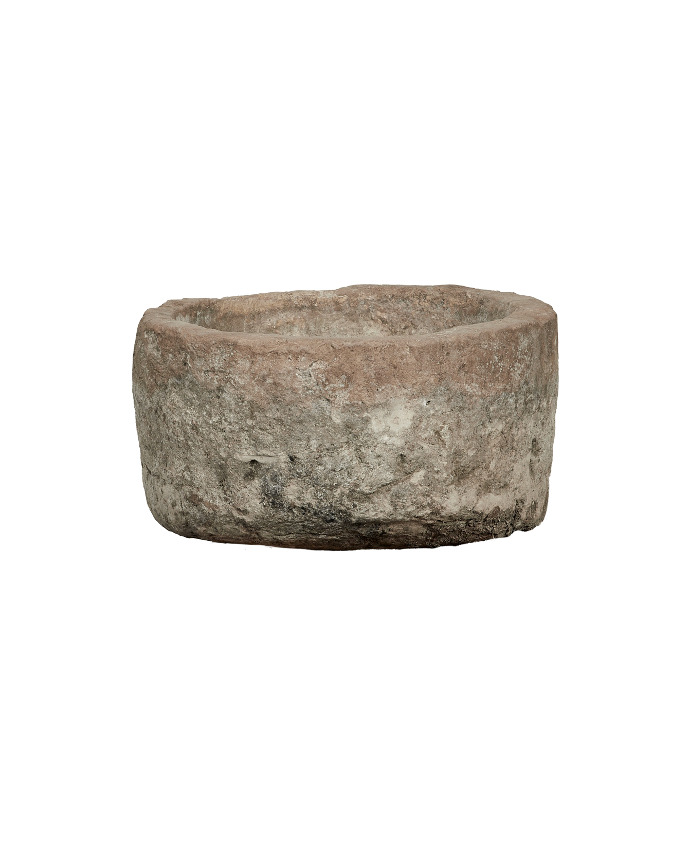 Vintage Limestone Trough - Round from Indonesia - Planters, Fountains, & Water Features