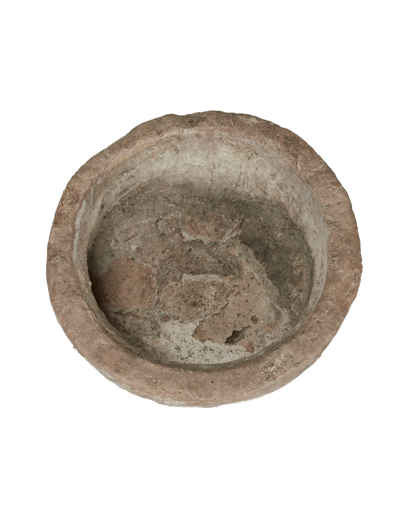 Vintage Limestone Trough - Round from Indonesia - Planters, Fountains, & Water Features