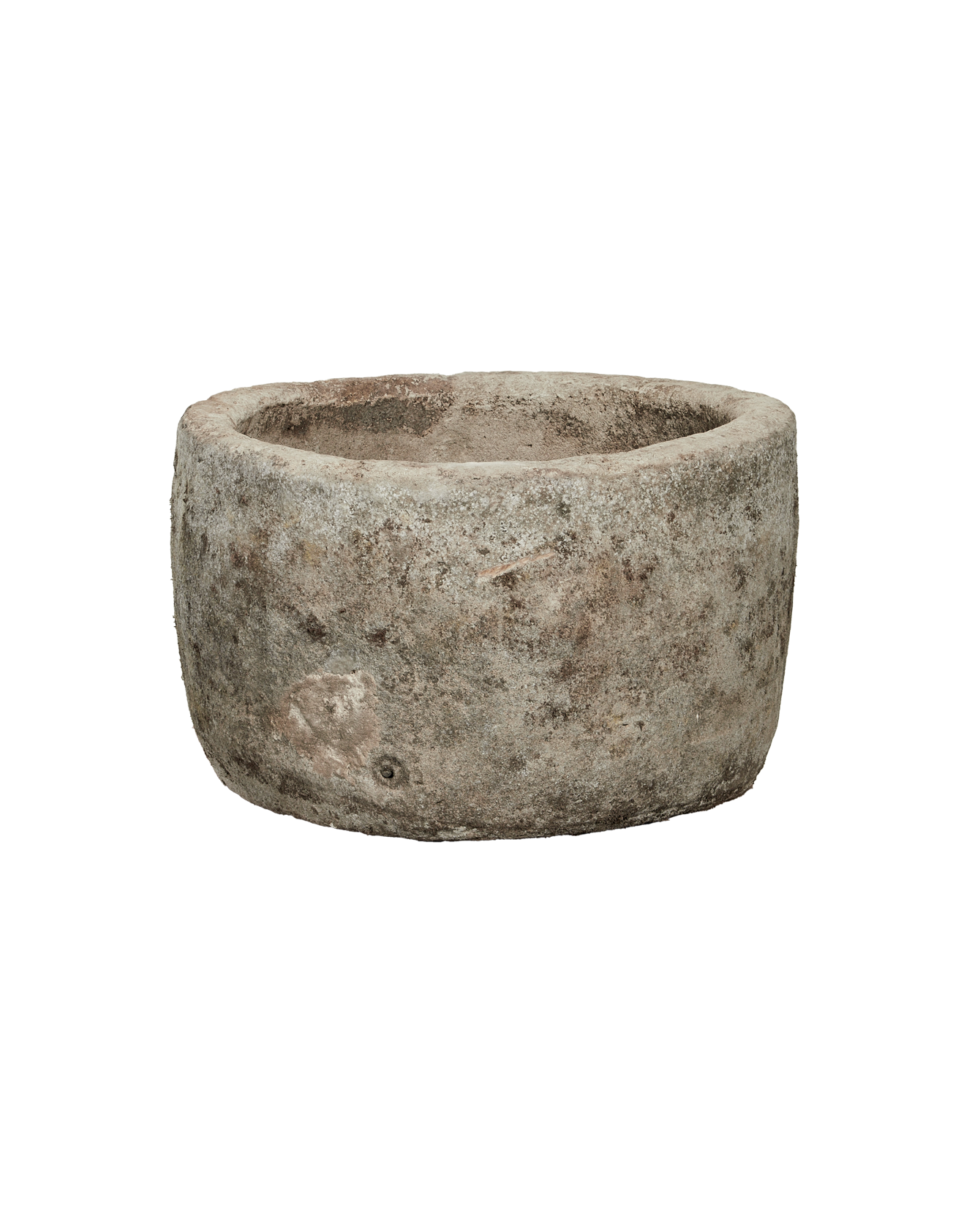 Vintage Limestone Trough - Round from Indonesia - Planters, Fountains, & Water Features