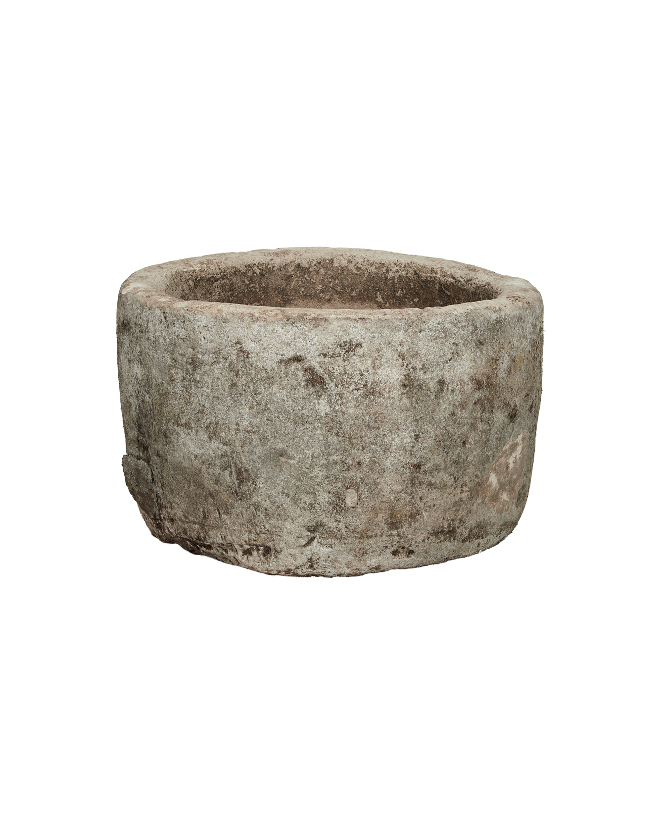 Vintage Limestone Trough - Round from Indonesia - Planters, Fountains, & Water Features