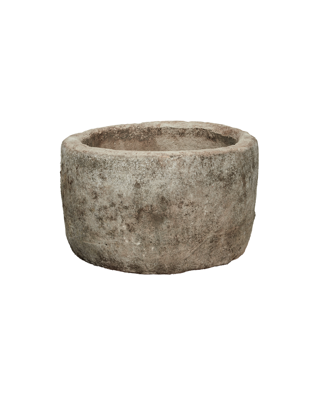 Vintage Limestone Trough - Round from Indonesia - Planters, Fountains, & Water Features