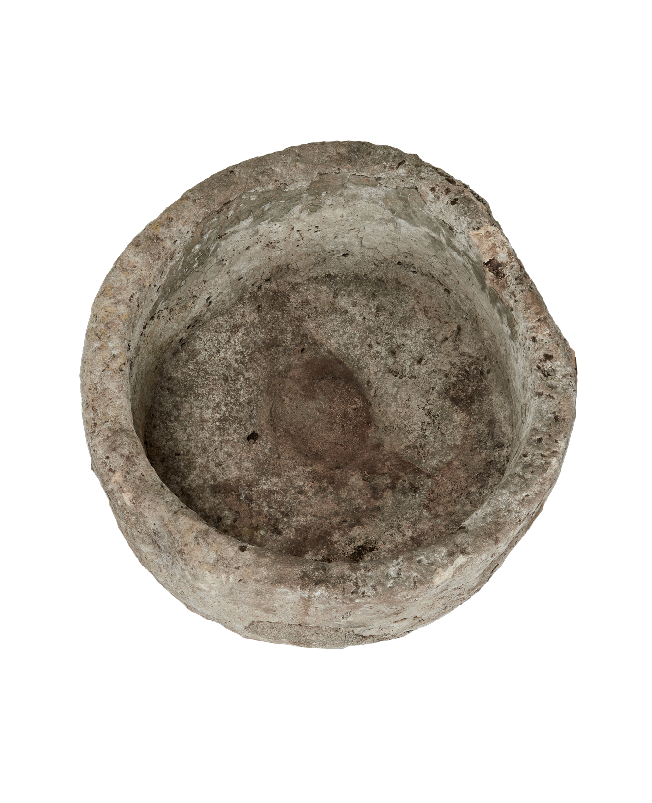 Vintage Limestone Trough - Round from Indonesia - Planters, Fountains, & Water Features