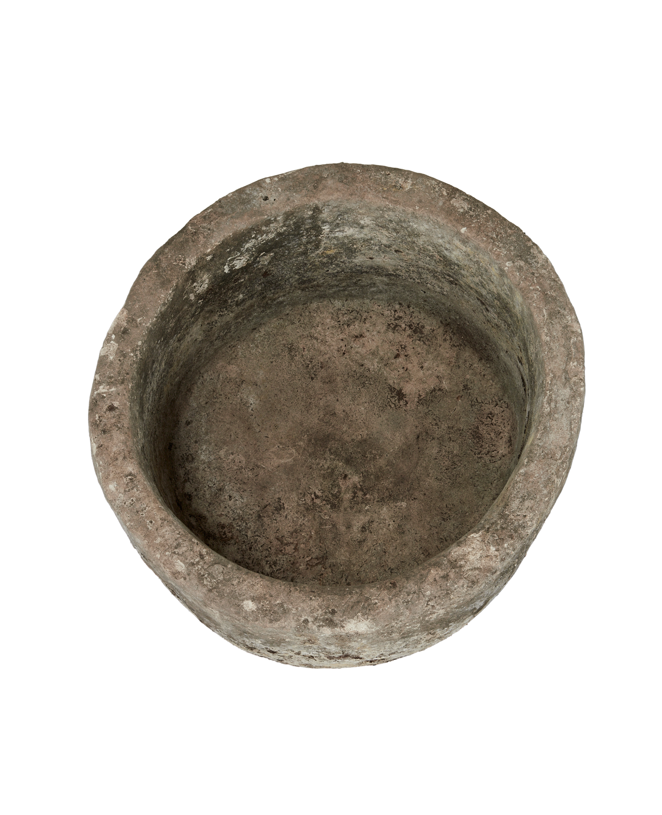 Vintage Limestone Trough - Round from Indonesia - Planters, Fountains, & Water Features