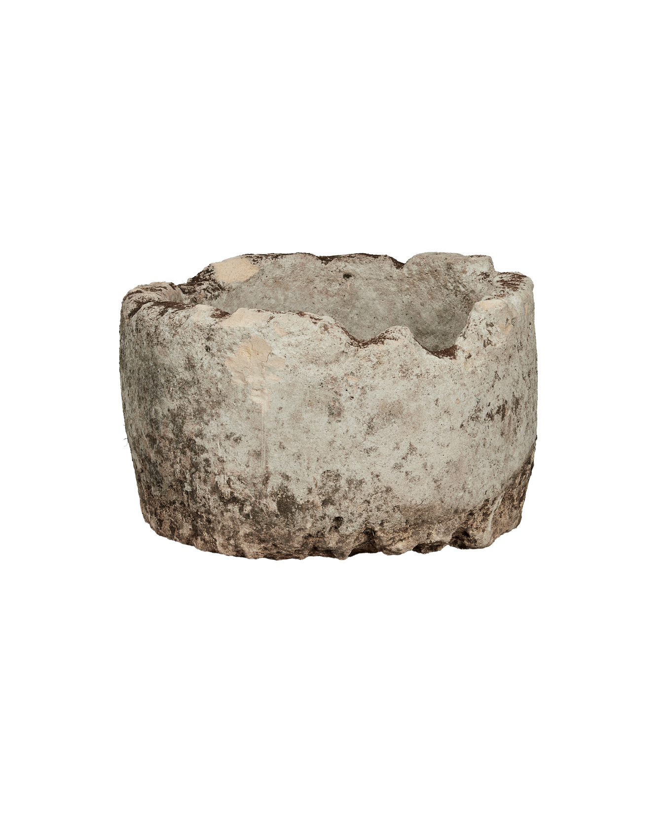 Vintage Limestone Trough - Round from Indonesia - Planters, Fountains, & Water Features