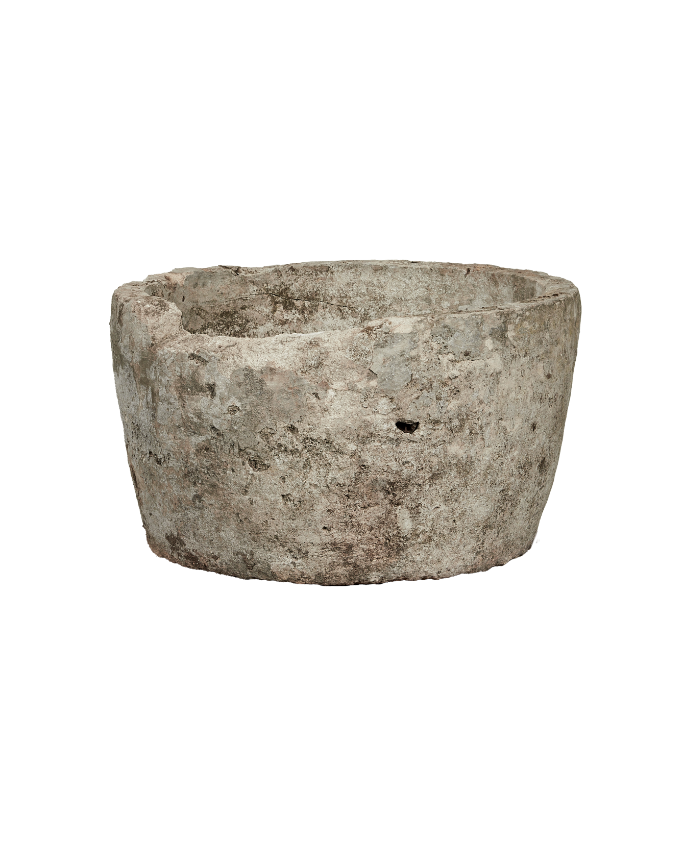 Vintage Limestone Trough - Round from Indonesia - Planters, Fountains, & Water Features