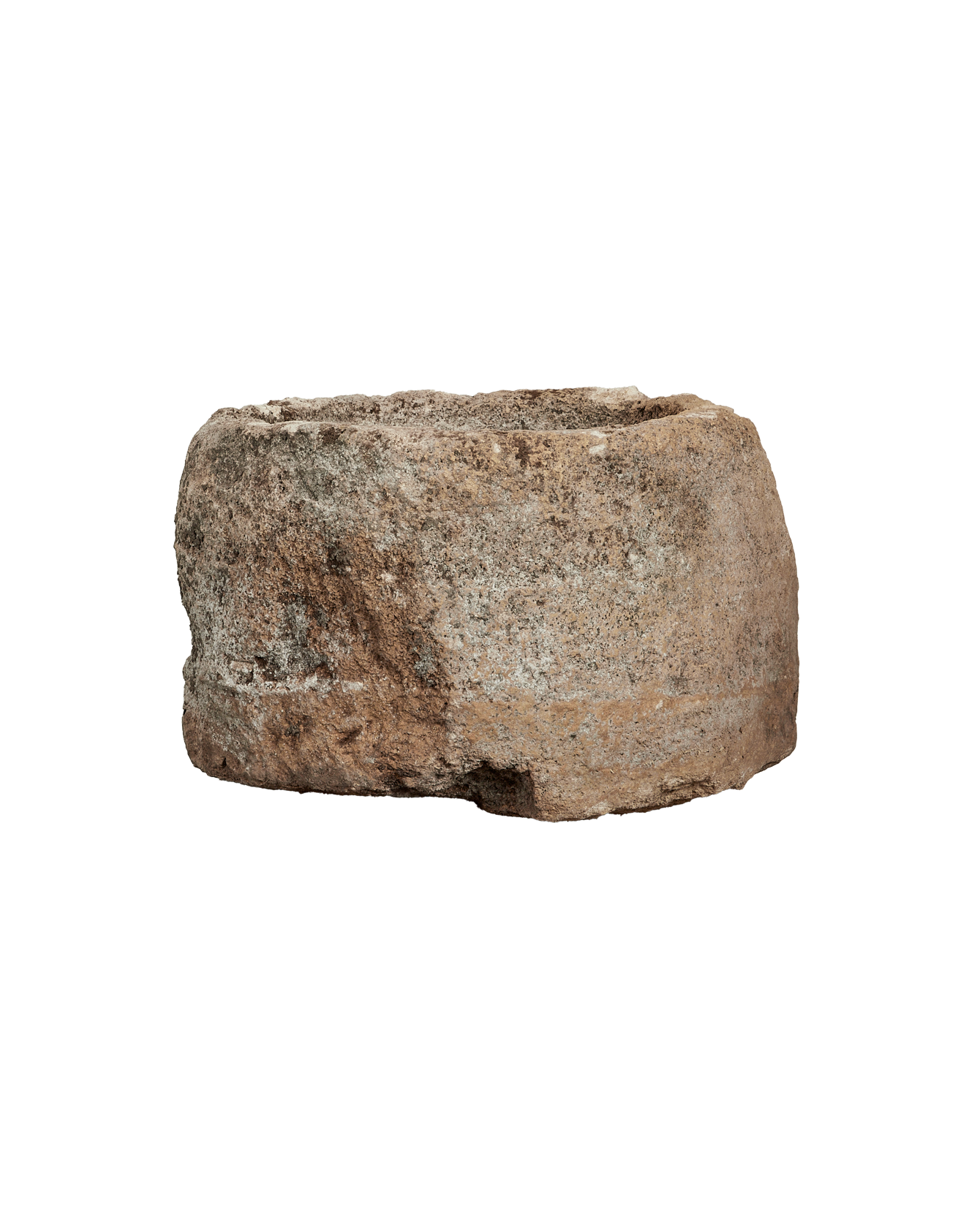 Vintage Limestone Trough - Round from Indonesia - Planters, Fountains, & Water Features