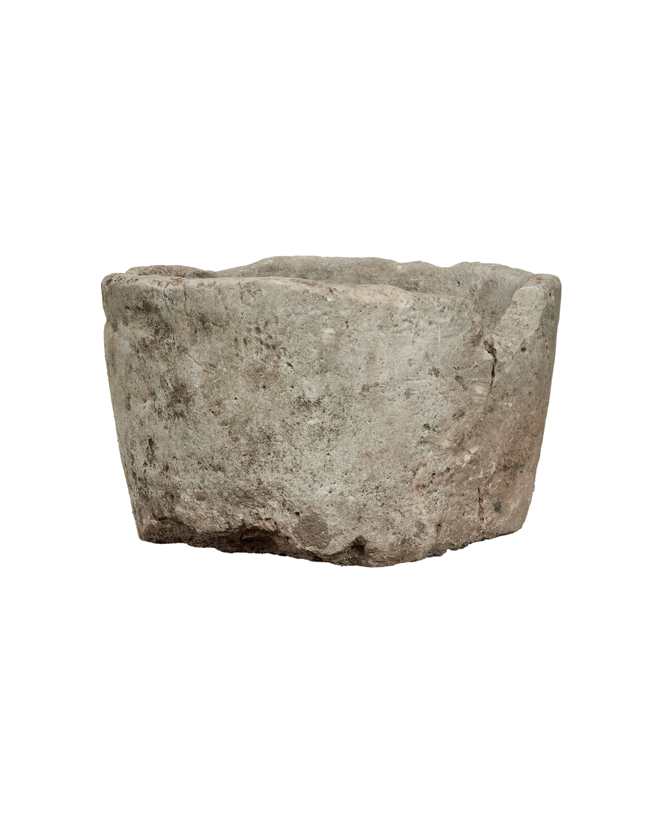 Vintage Limestone Trough - Round from Indonesia - Planters, Fountains, & Water Features