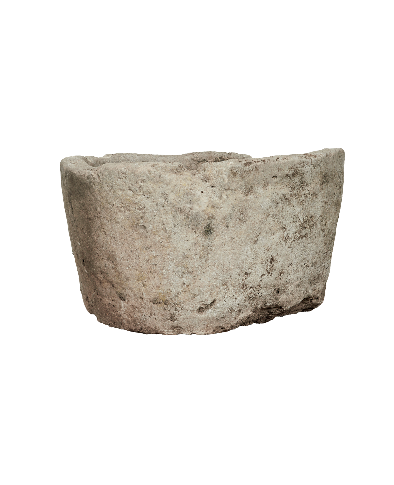 Vintage Limestone Trough - Round from Indonesia - Planters, Fountains, & Water Features