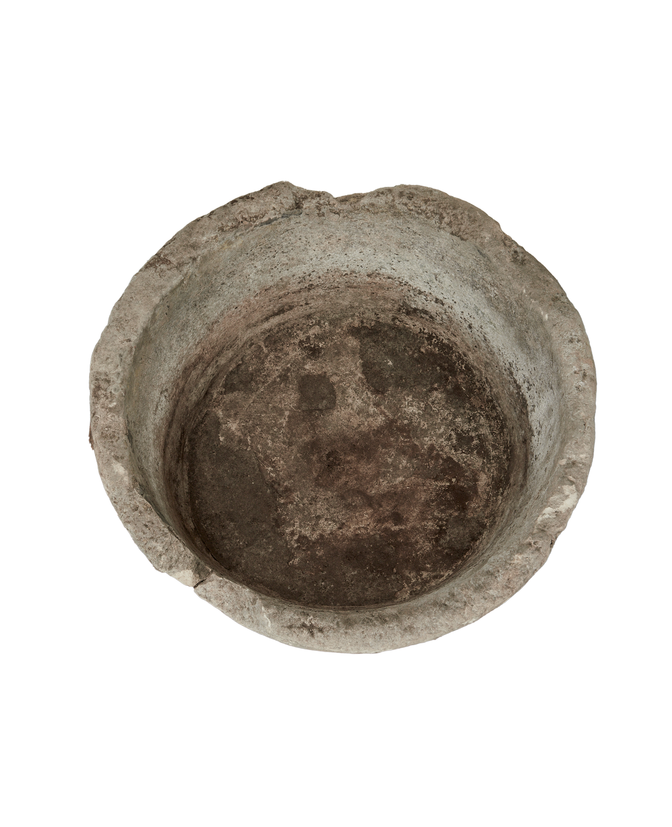 Vintage Limestone Trough - Round from Indonesia - Planters, Fountains, & Water Features