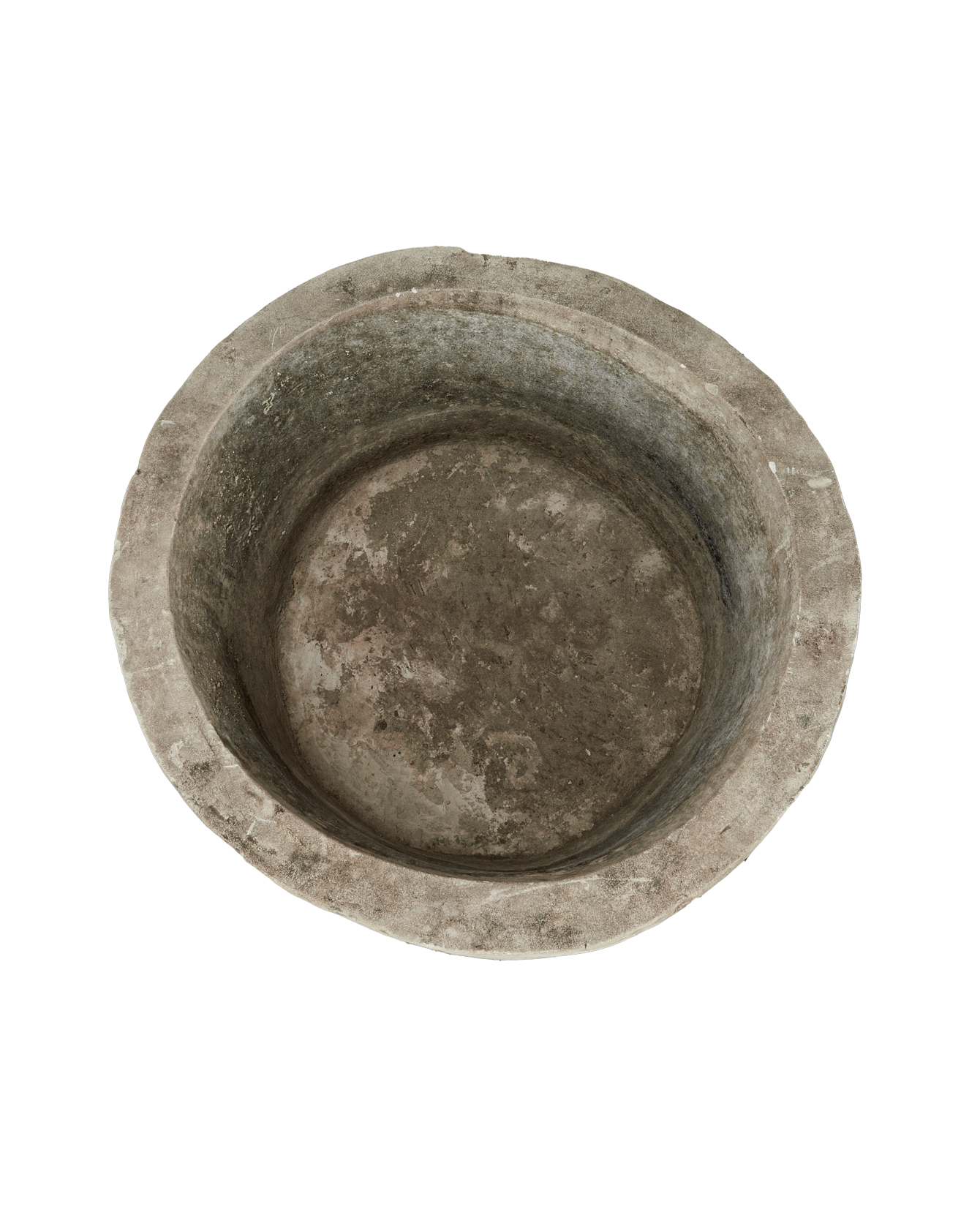 Vintage Limestone Trough - Round from Indonesia - Planters, Fountains, & Water Features