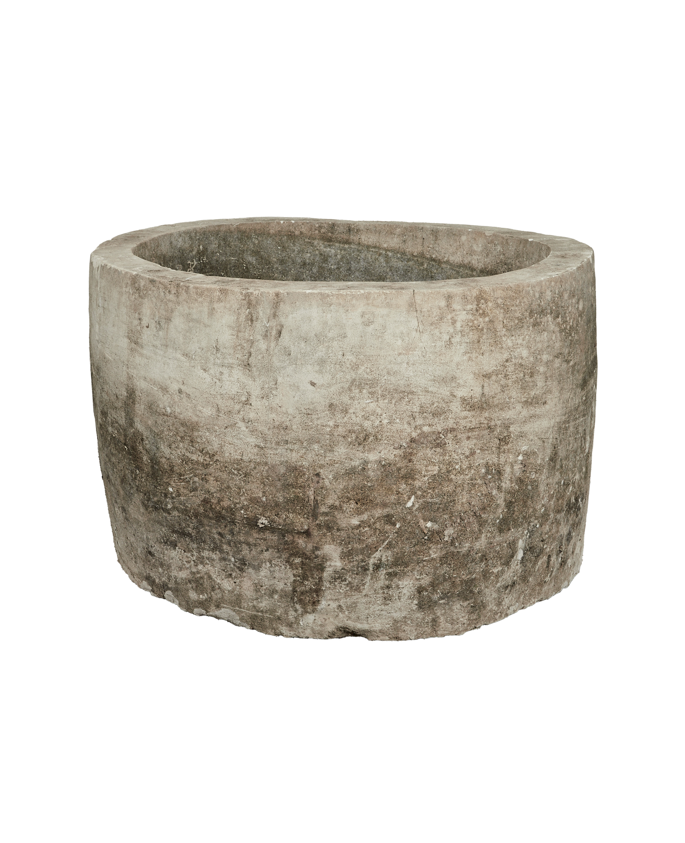 Vintage Limestone Trough - Round from Indonesia - Planters, Fountains, & Water Features