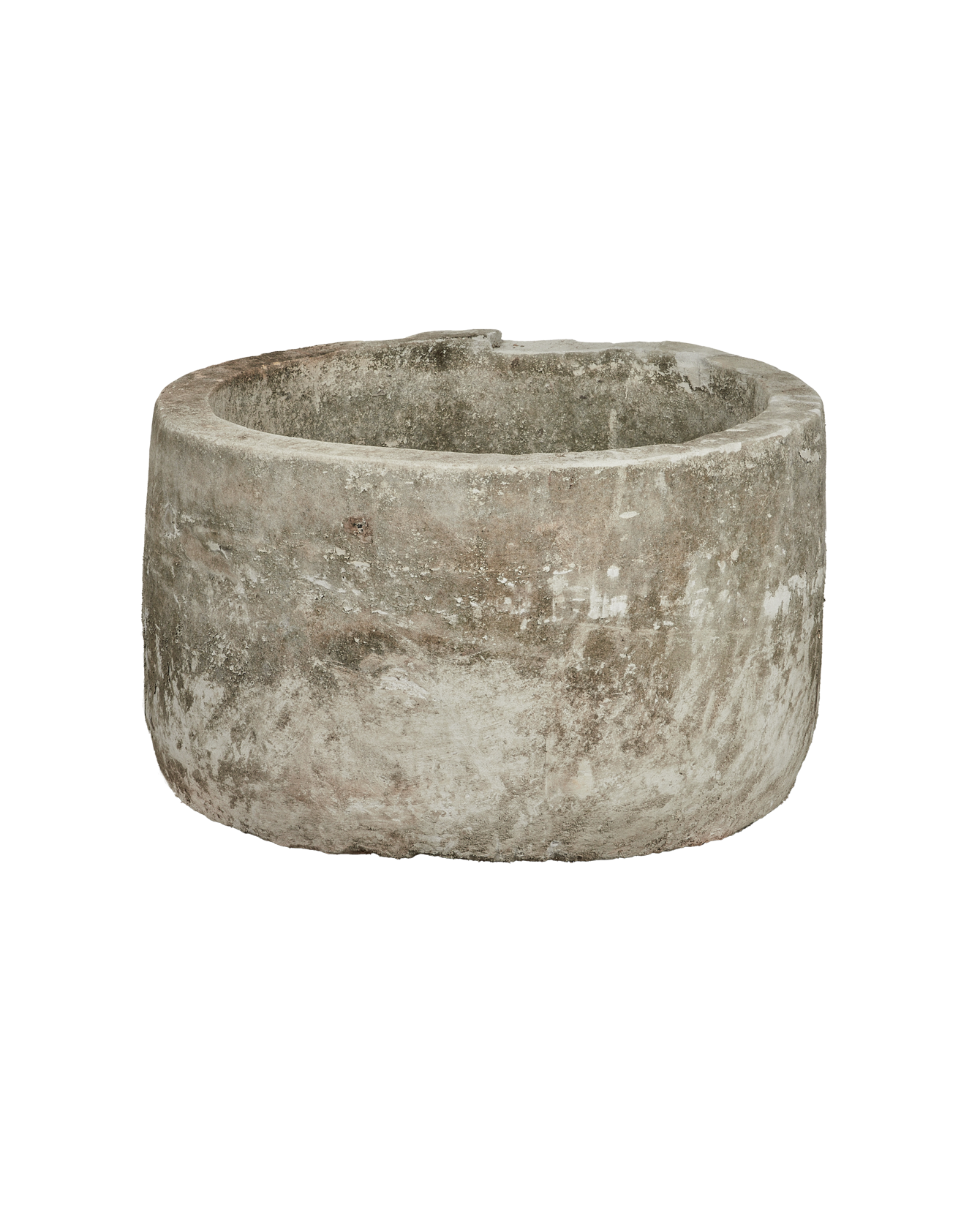 Vintage Limestone Trough - Round from Indonesia - Planters, Fountains, & Water Features