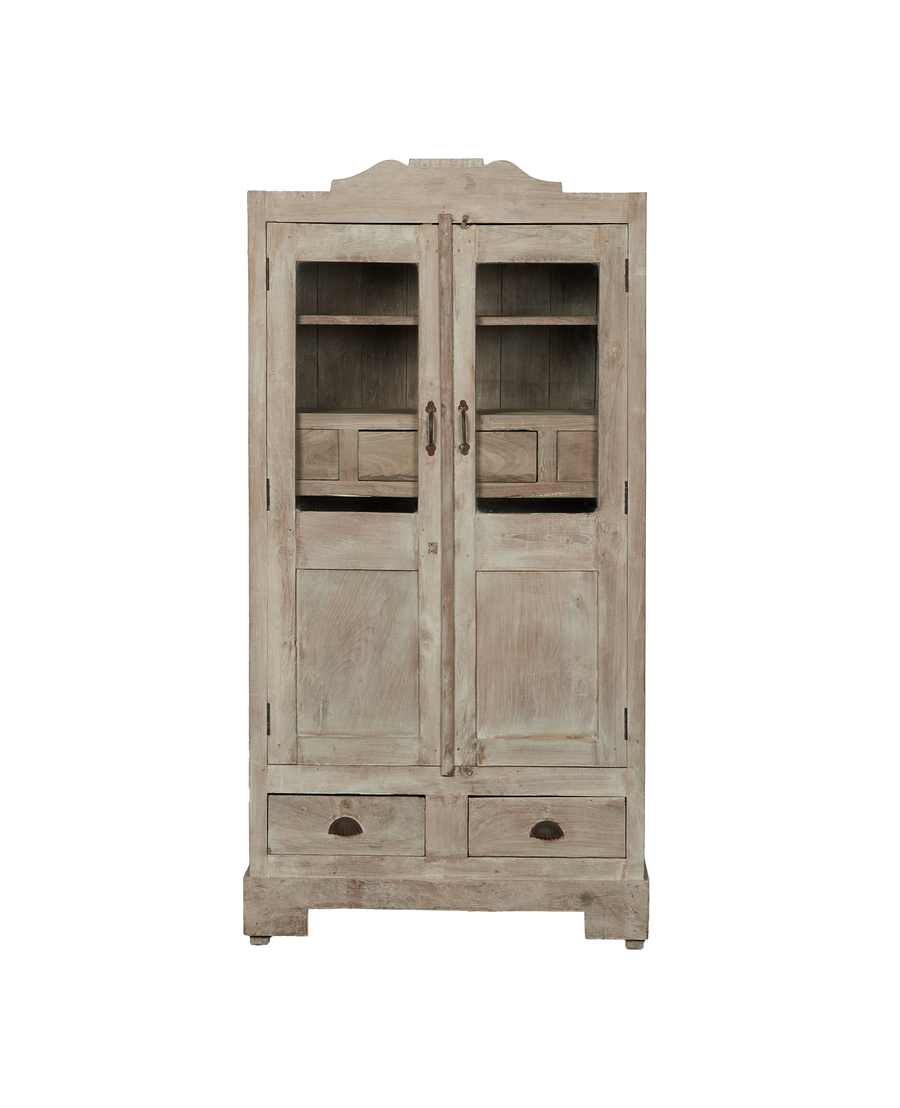 Vintage Wood Cabinet from India made of Wood