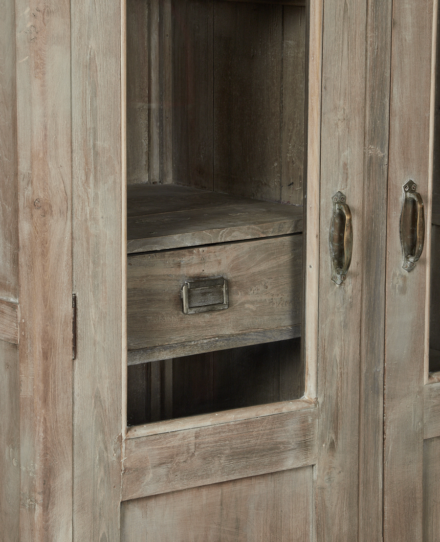 Vintage Wood Cabinet from India made of Wood