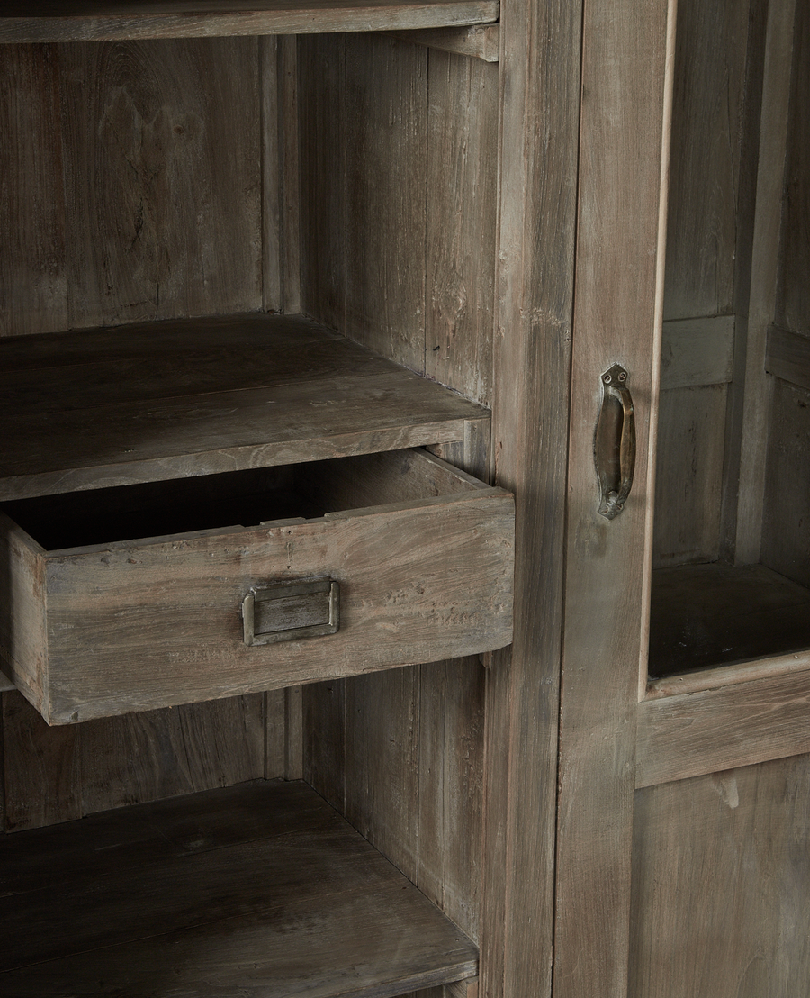 Vintage Wood Cabinet from India made of Wood