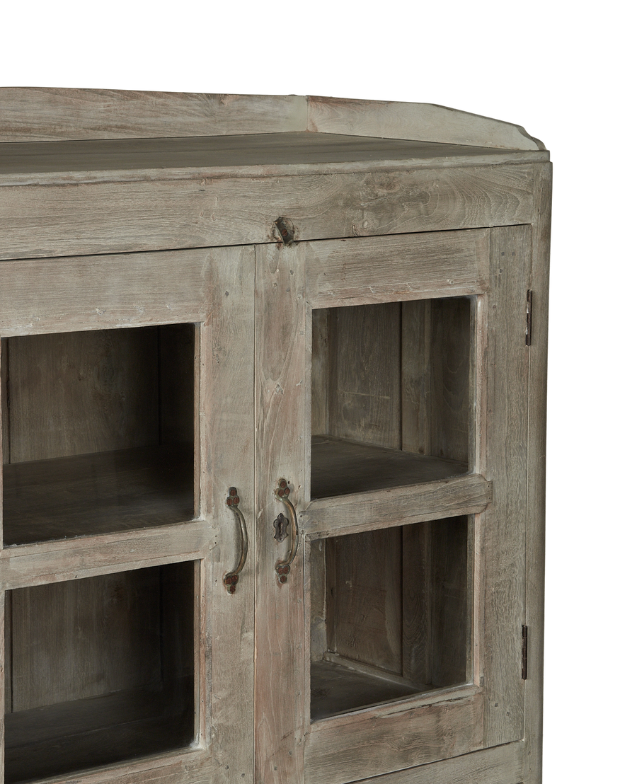 Vintage Wood Cabinet from India made of Wood