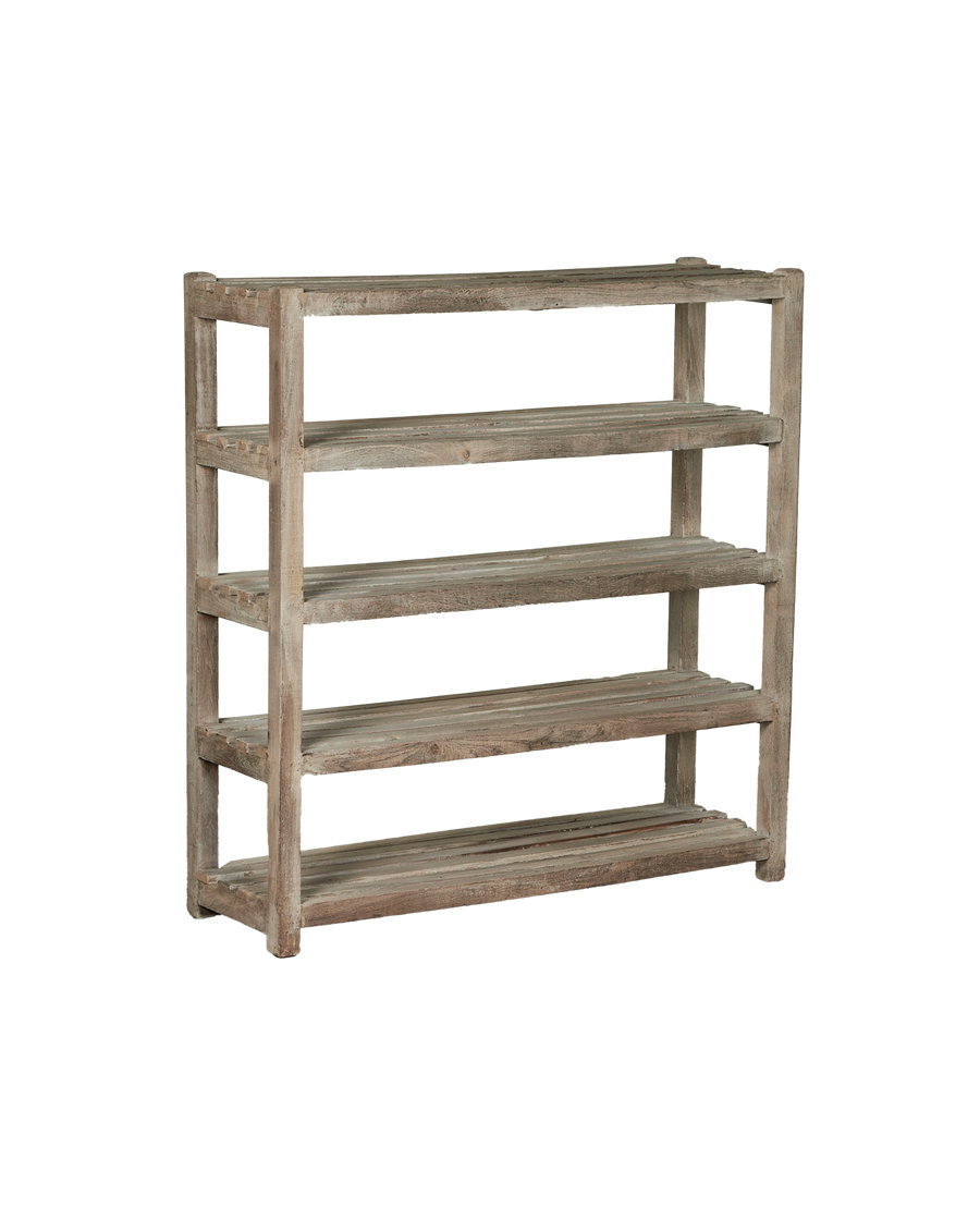 Vintage Wood Display Shelving from India made of Wood