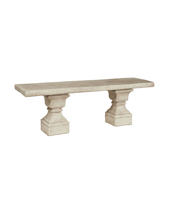 Cast Finial Bench
