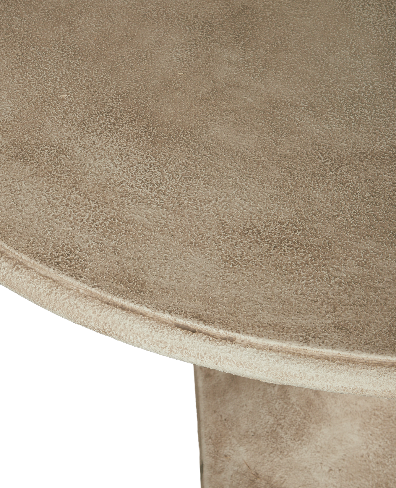 Reproduction Cast Dining Table - Round from Domestic made of Cement