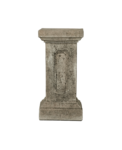Vintage Cast Column Pedestal from Domestic made of Cement