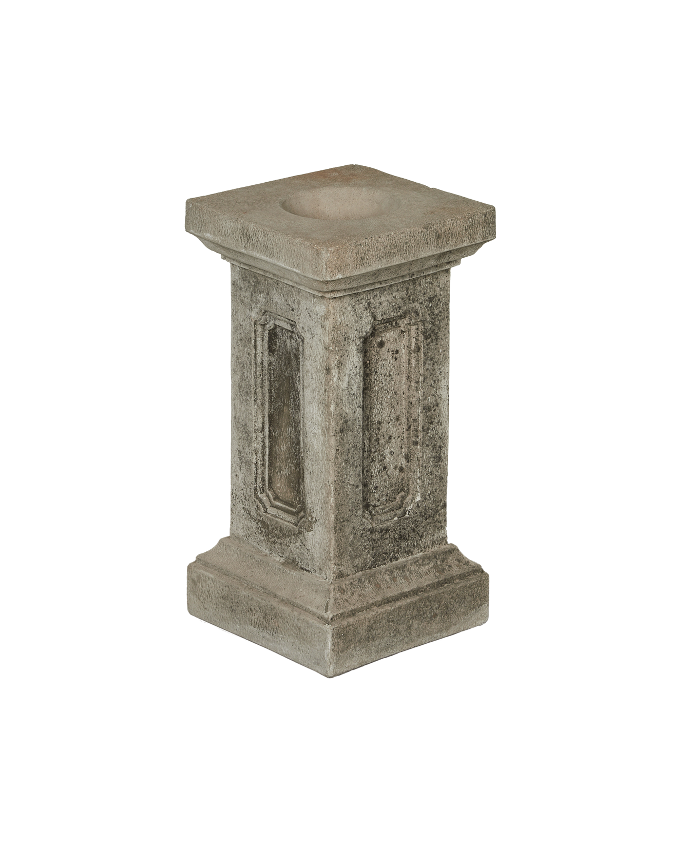 Vintage Cast Column Pedestal from Domestic made of Cement