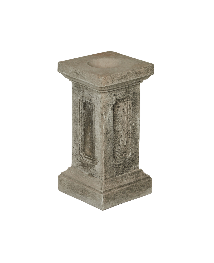 Vintage Cast Column Pedestal from Domestic made of Cement