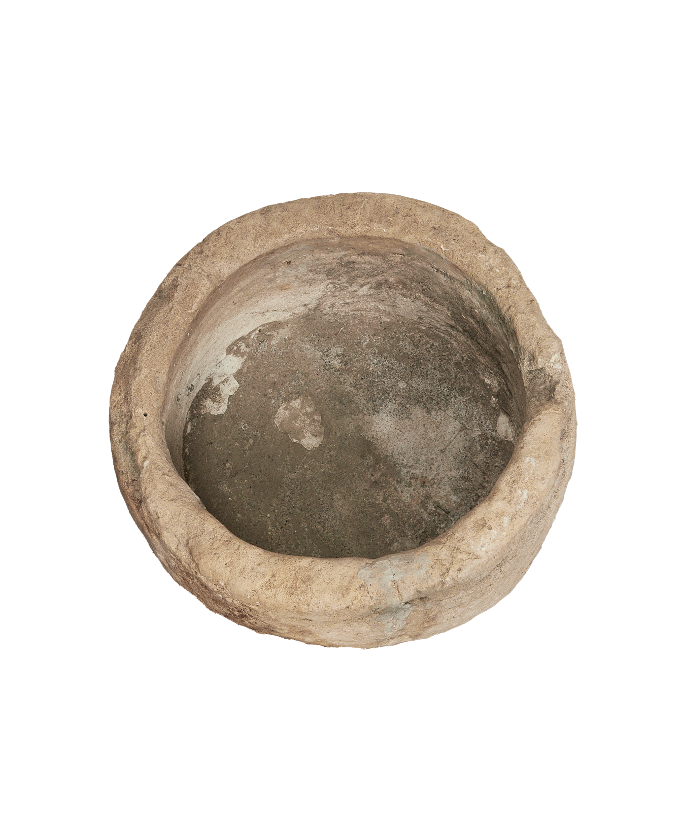 Vintage Limestone Trough - Round from Indonesia - Planters, Fountains, & Water Features