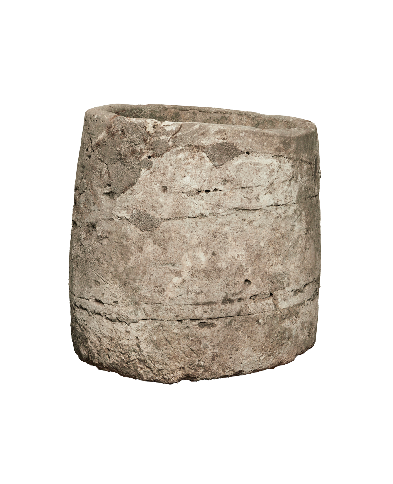 Vintage Limestone Trough - Round from Indonesia - Planters, Fountains, & Water Features