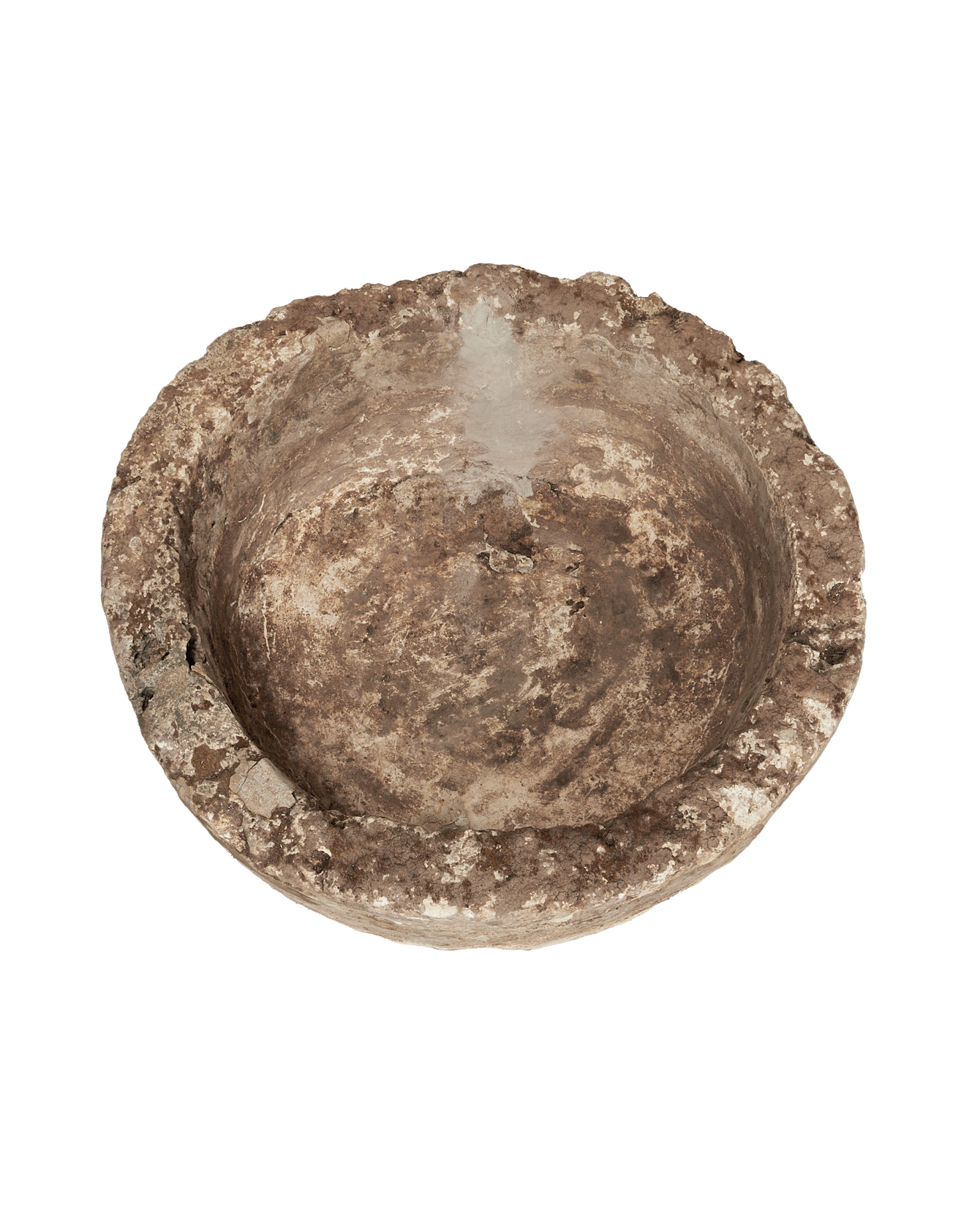 Vintage Limestone Trough - Round from Indonesia - Planters, Fountains, & Water Features