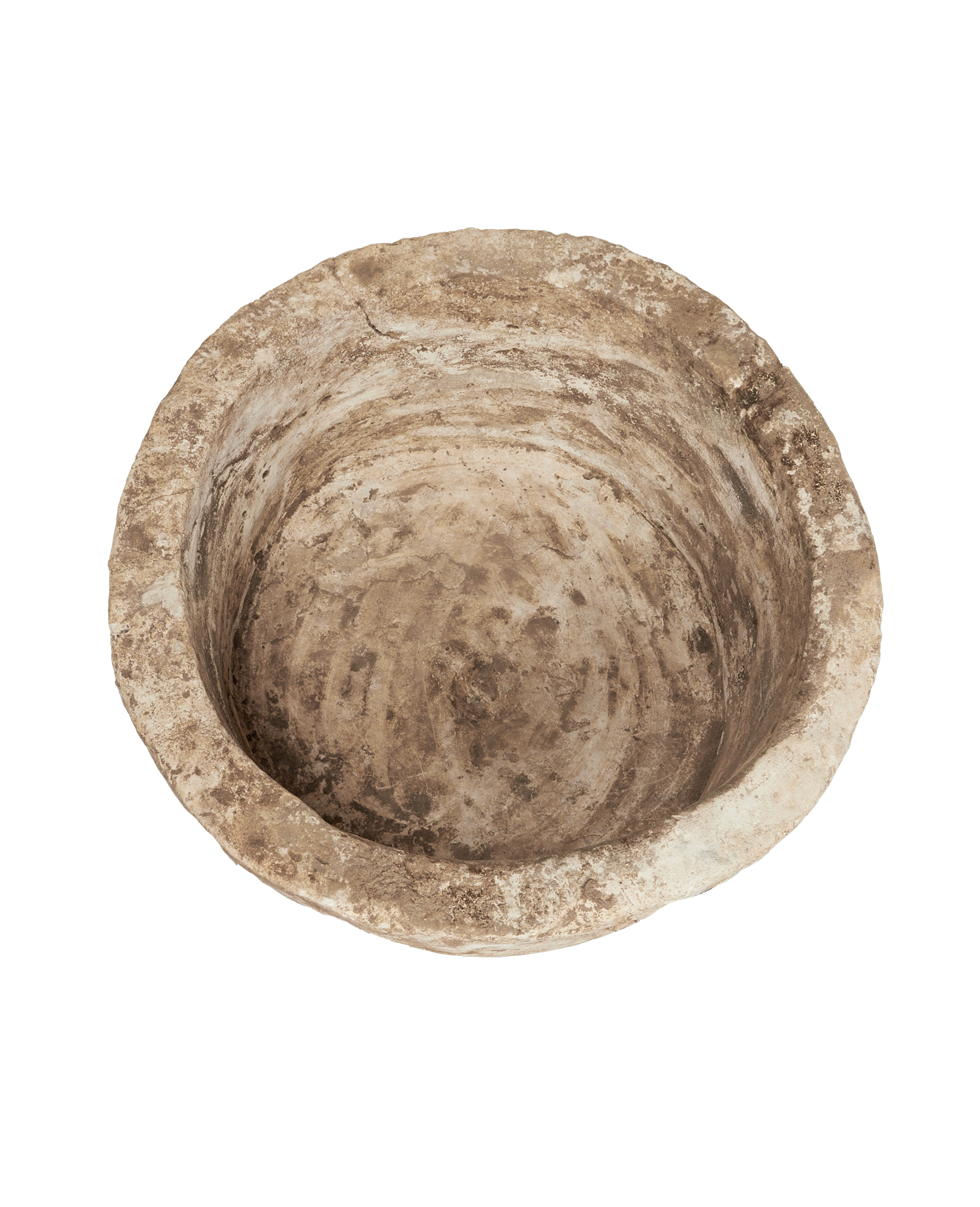 Vintage Limestone Trough - Round from Indonesia - Planters, Fountains, & Water Features